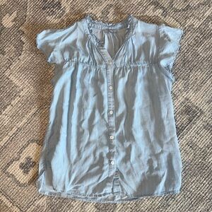 Rails Blue Button Down Shirt